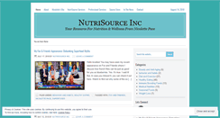 Desktop Screenshot of nutrisource.org